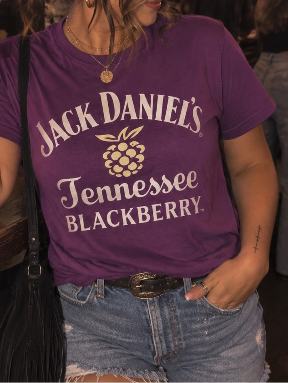 Jack Daniel’s Tennessee Blackberry Graphic Tee — Size Medium